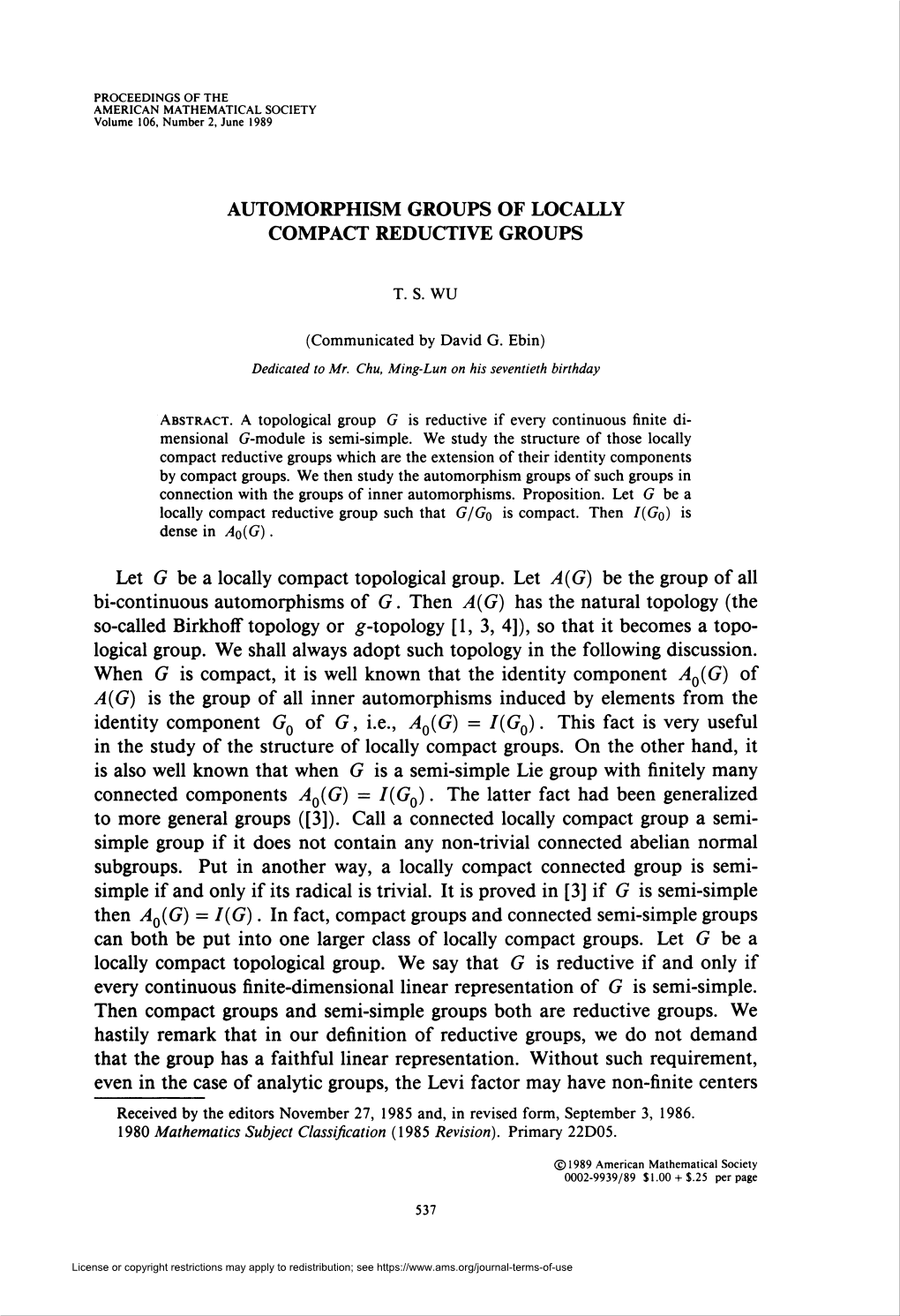 Automorphism Groups of Locally Compact Reductive Groups