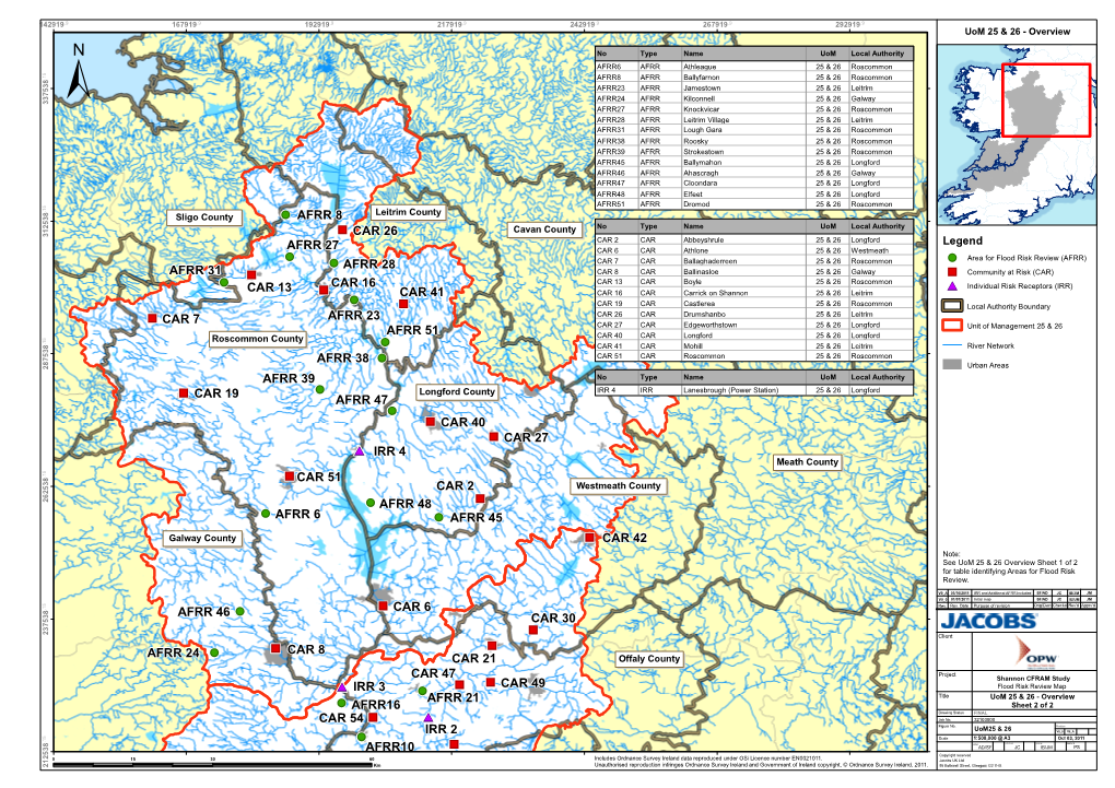 Unit of Management 25 and 26 Overview Map