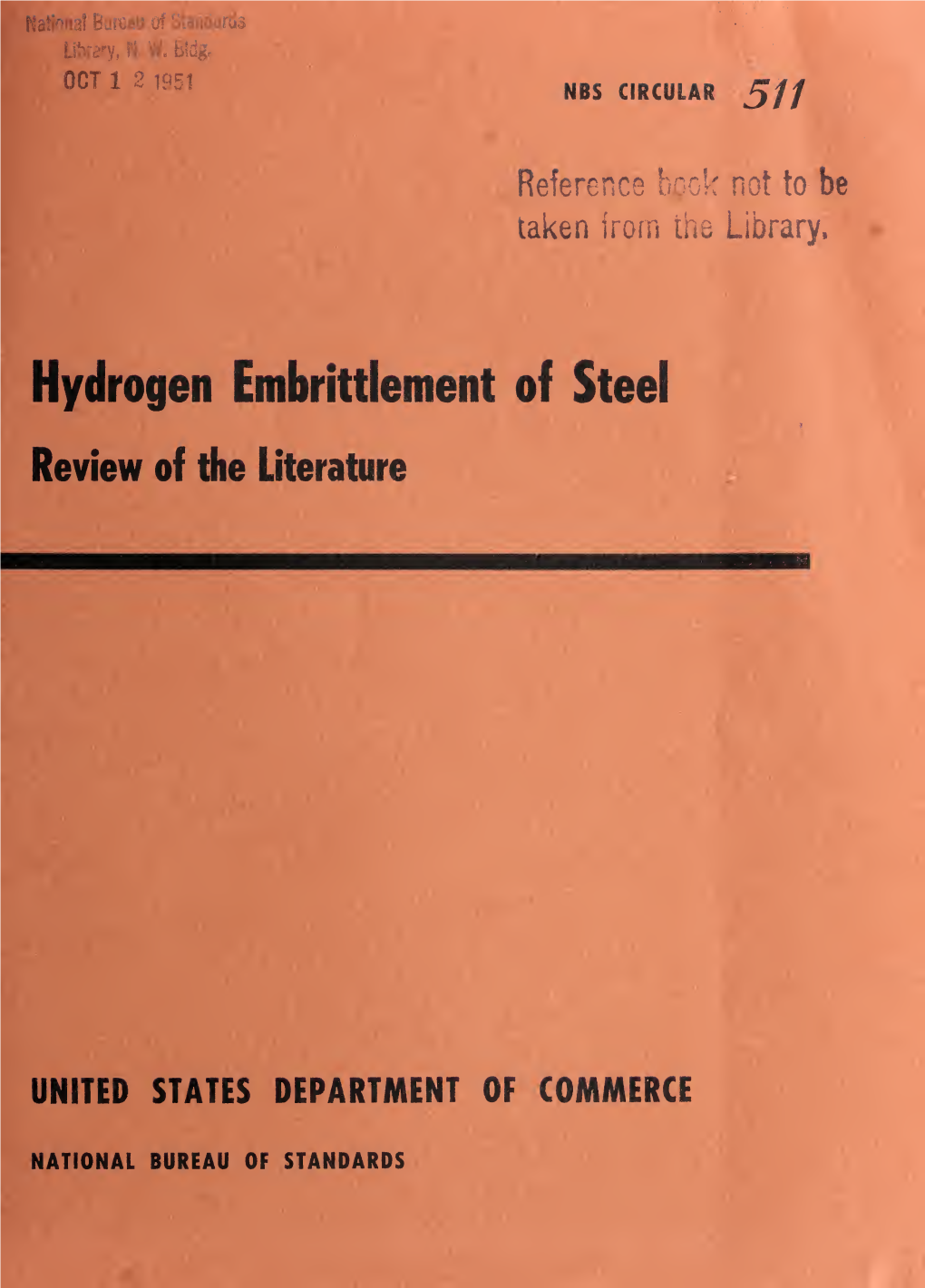 Hydrogen Embrittlement of Steel