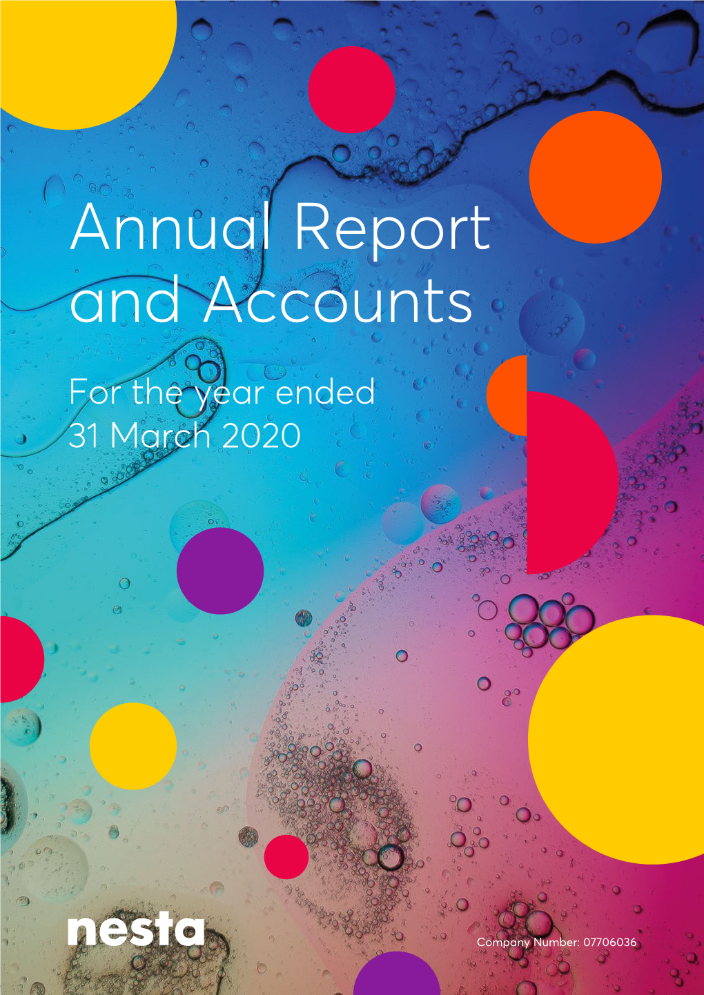 Annual Report and Accounts for the Year Ended 31 March 2020