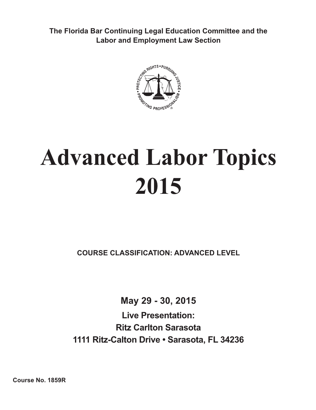 Advanced Labor Topics 2015