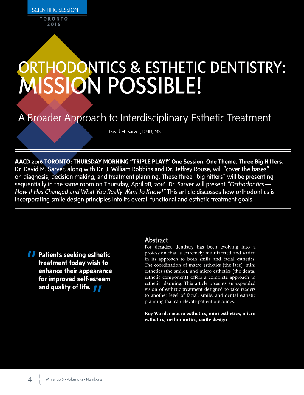 Orthodontics & Esthetic Dentistry