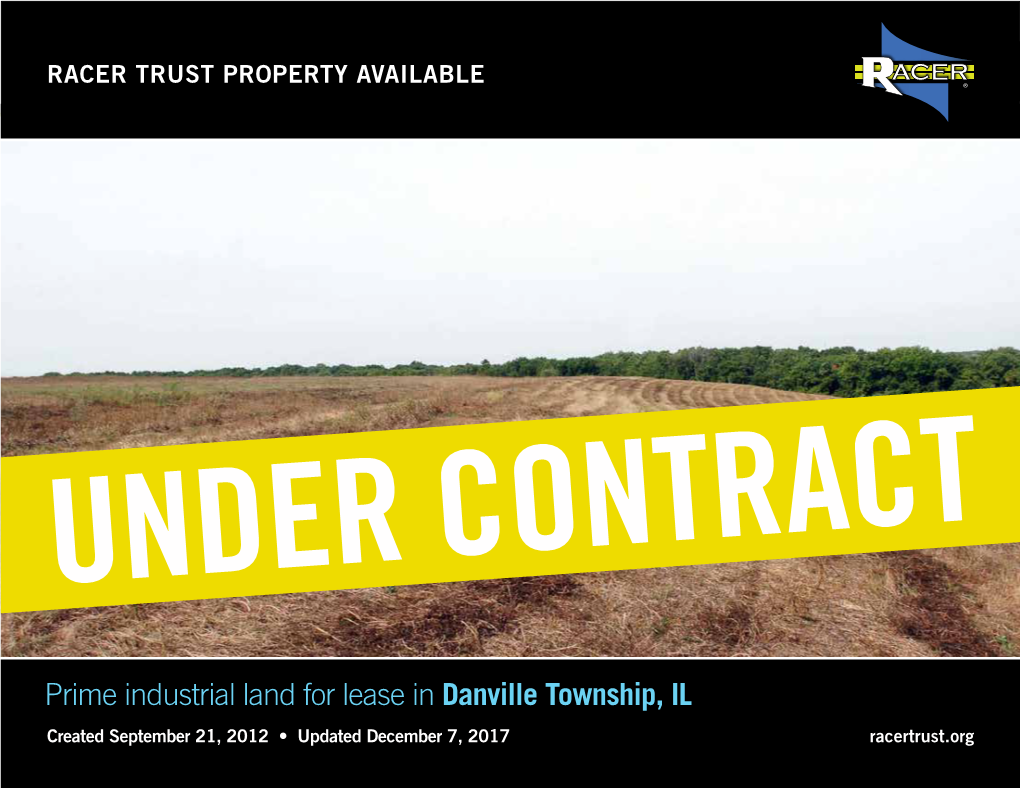 Prime Industrial Land for Lease in Danville Township, IL