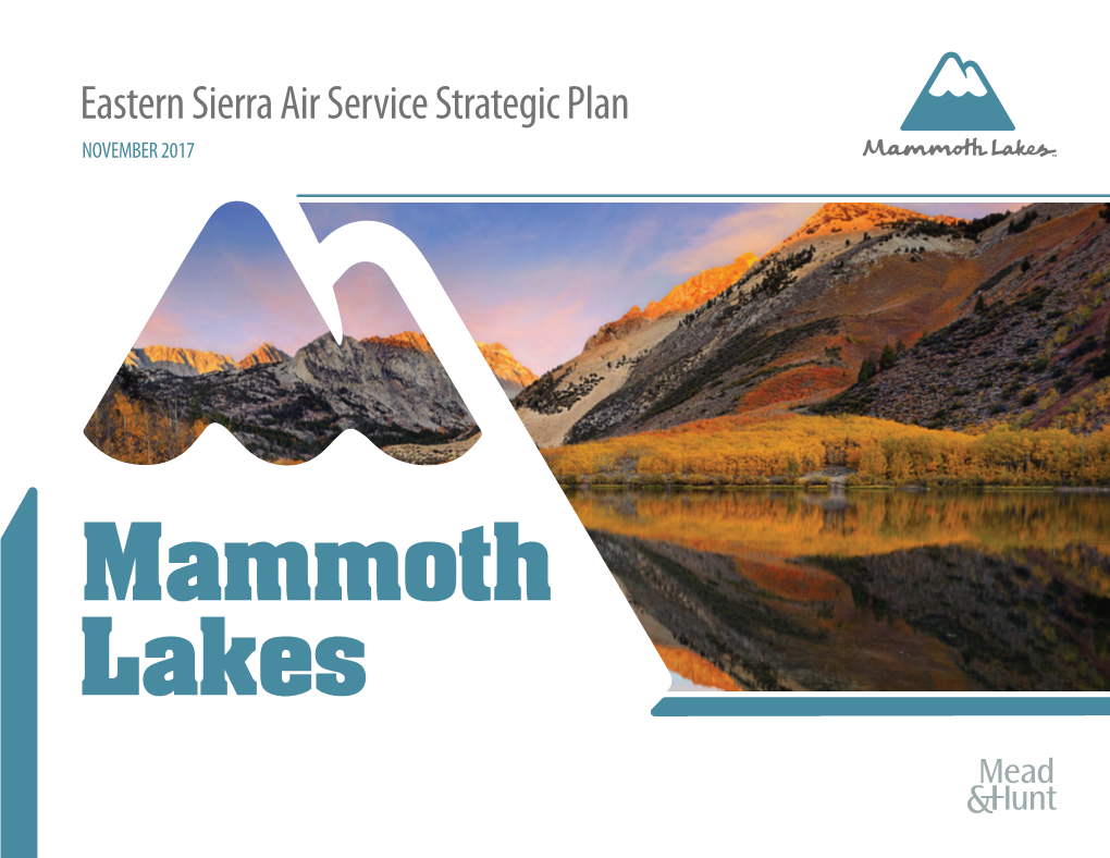 Eastern Sierra Air Service Strategic Plan NOVEMBER 2017