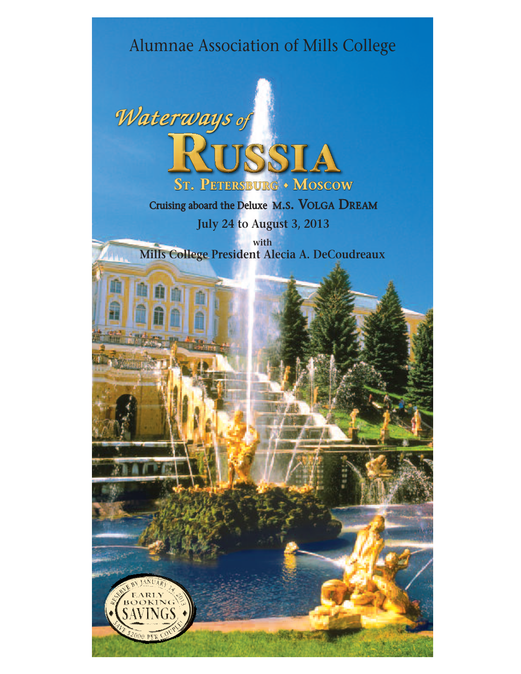 Waterways of Russia Reservation Form Reservation Can Be Substituted at the Discounted Rate