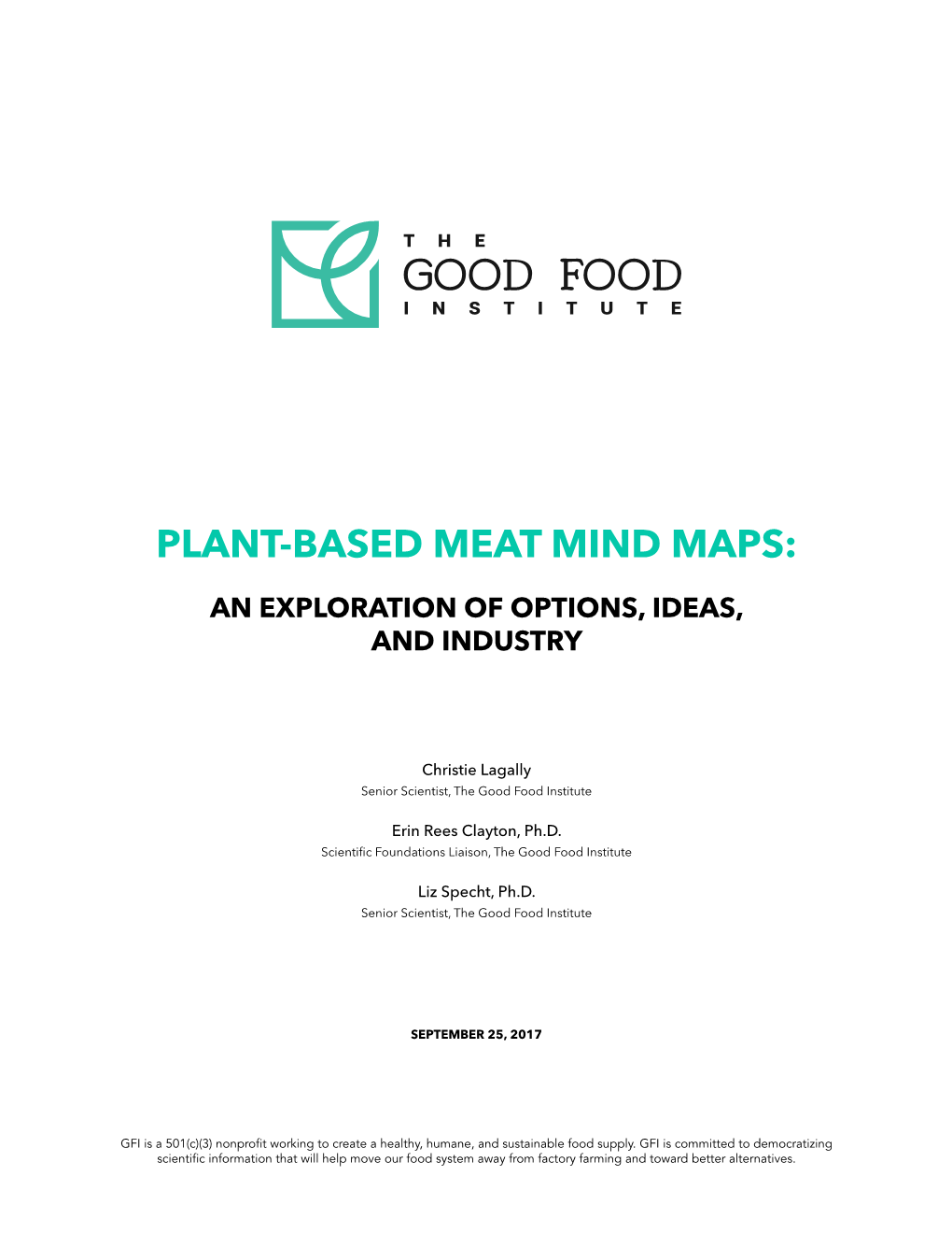 Plant-Based Meat Mind Maps