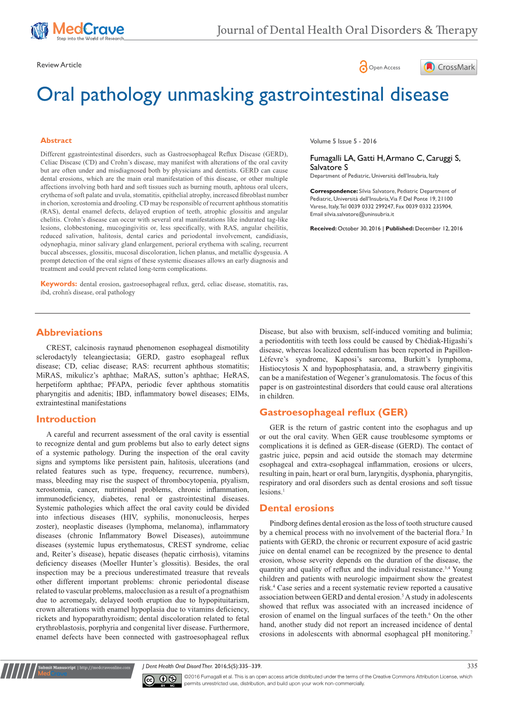 Oral Pathology Unmasking Gastrointestinal Disease