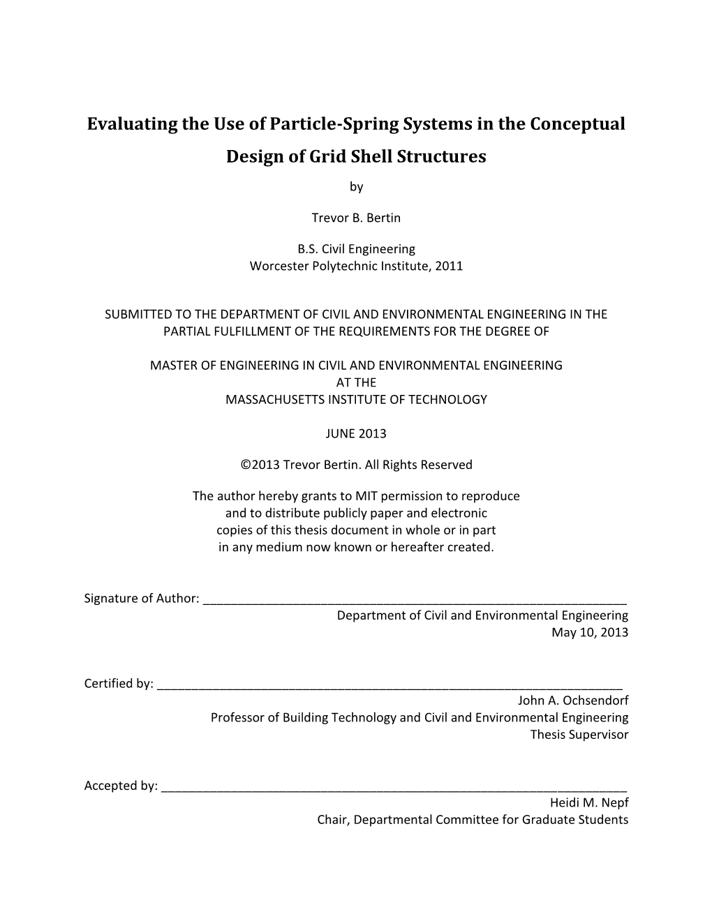 Evaluating the Use of Particle-Spring Systems in the Conceptual Design of Grid Shell Structures By