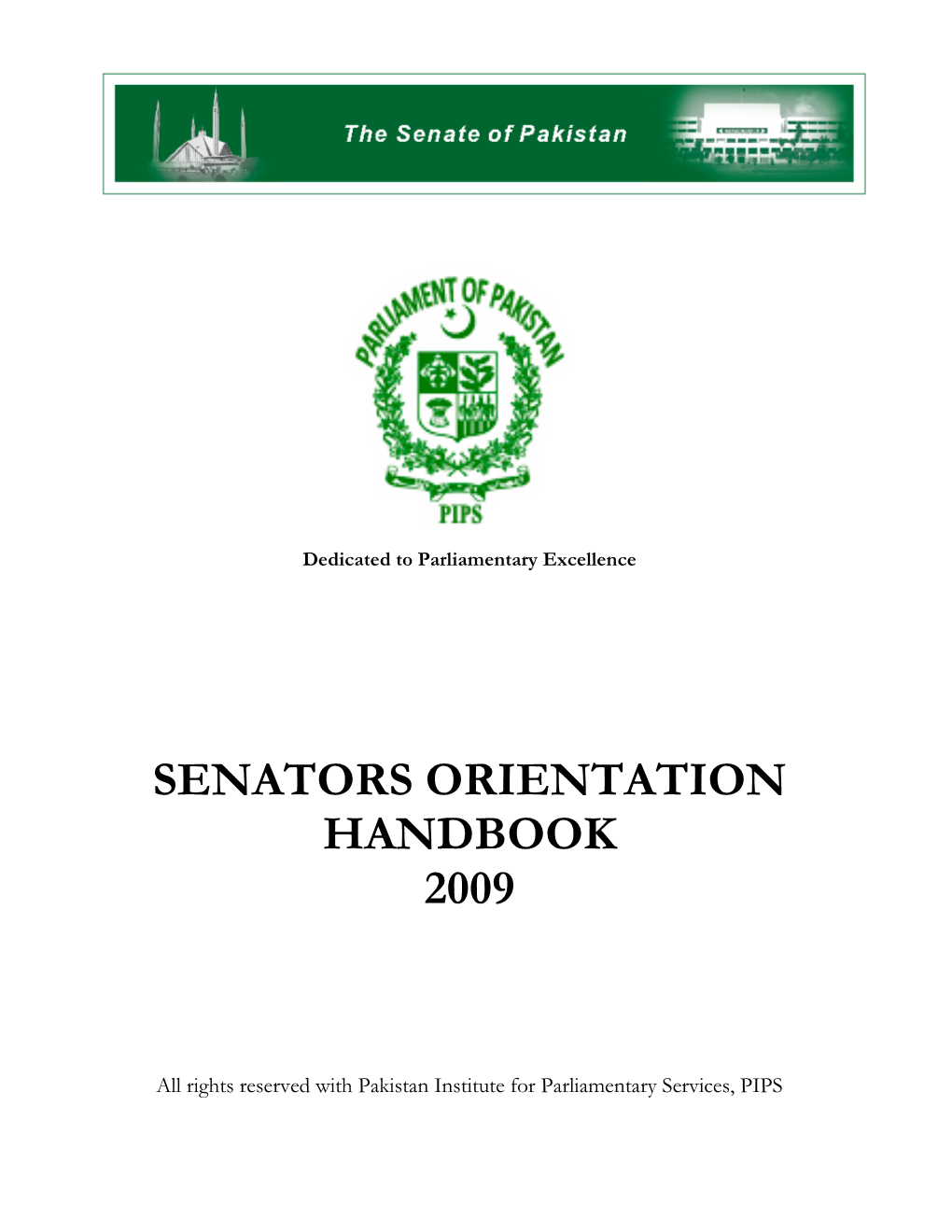 Senate Pages English