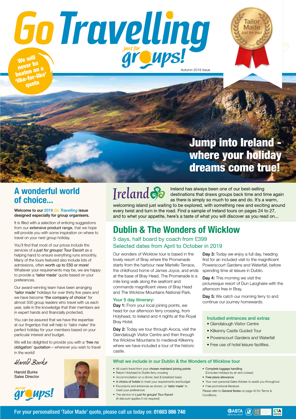 Jump Into Ireland - Where Your Holiday Dreams Come True!