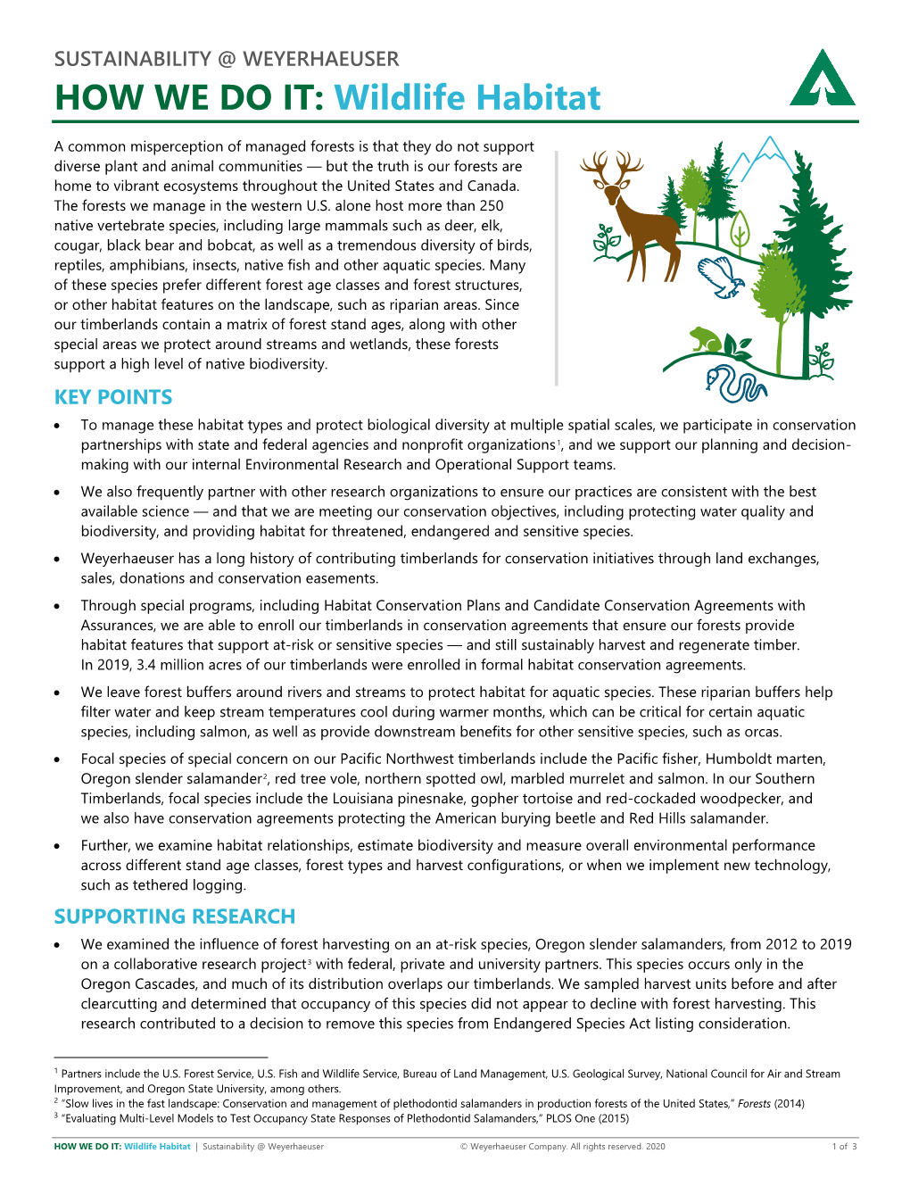 HOW WE DO IT: Wildlife Habitat