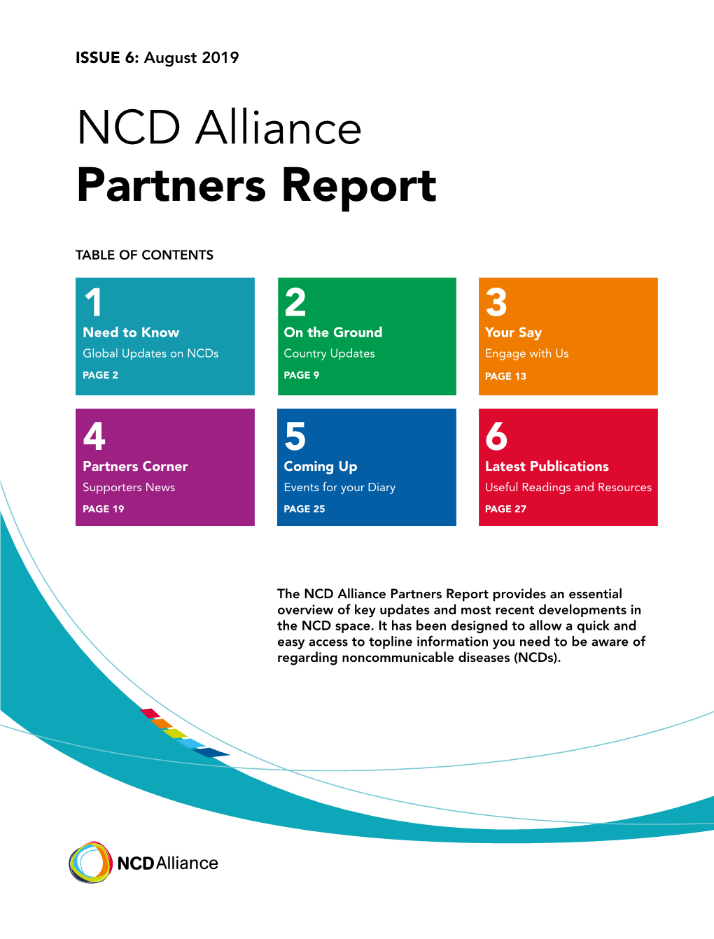 August 2019 NCD Alliance Partners Report