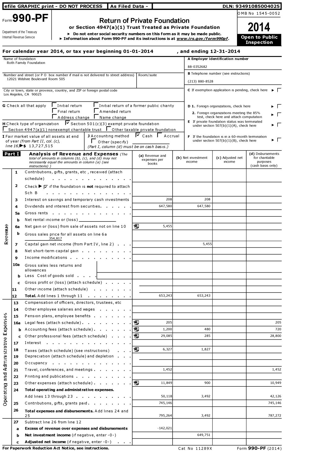 2014 0- Do Not Enter Social Security Numbers on This Form As It May Be Made Public