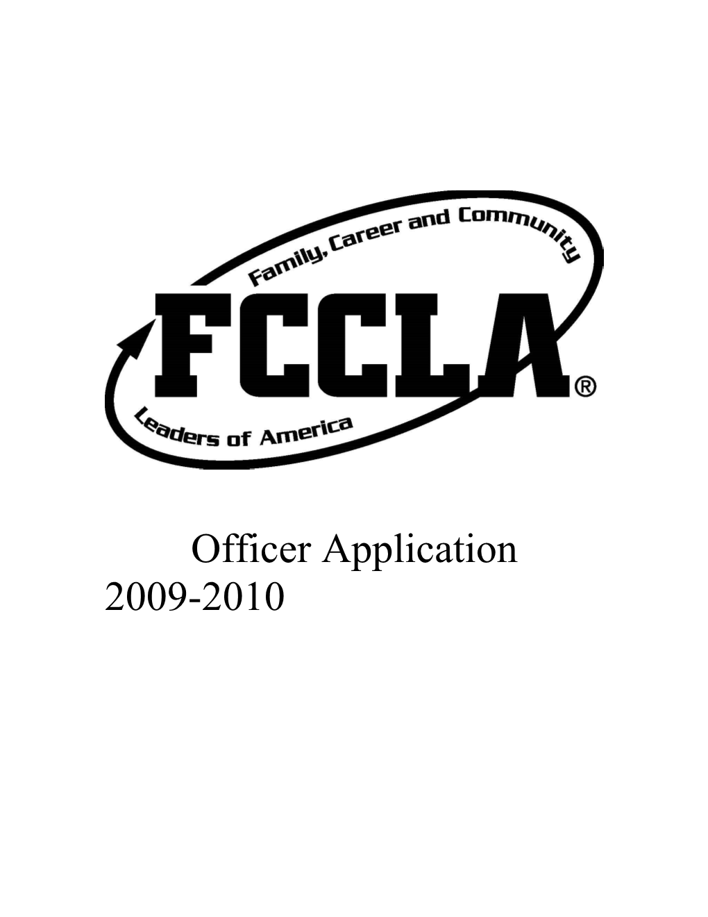 FCCLA Officer Application