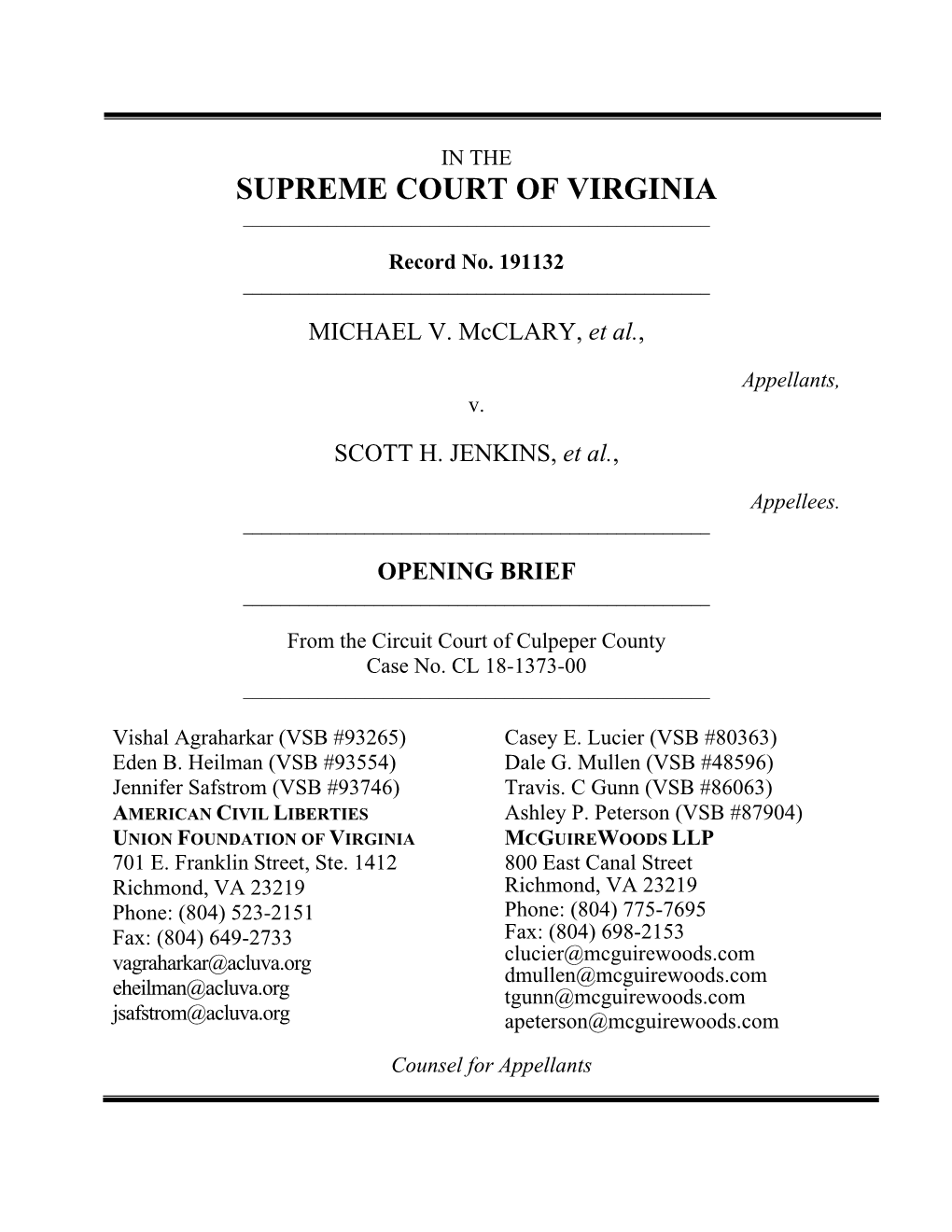 Pdfopening Brief in the Va Supreme Court.Pdf