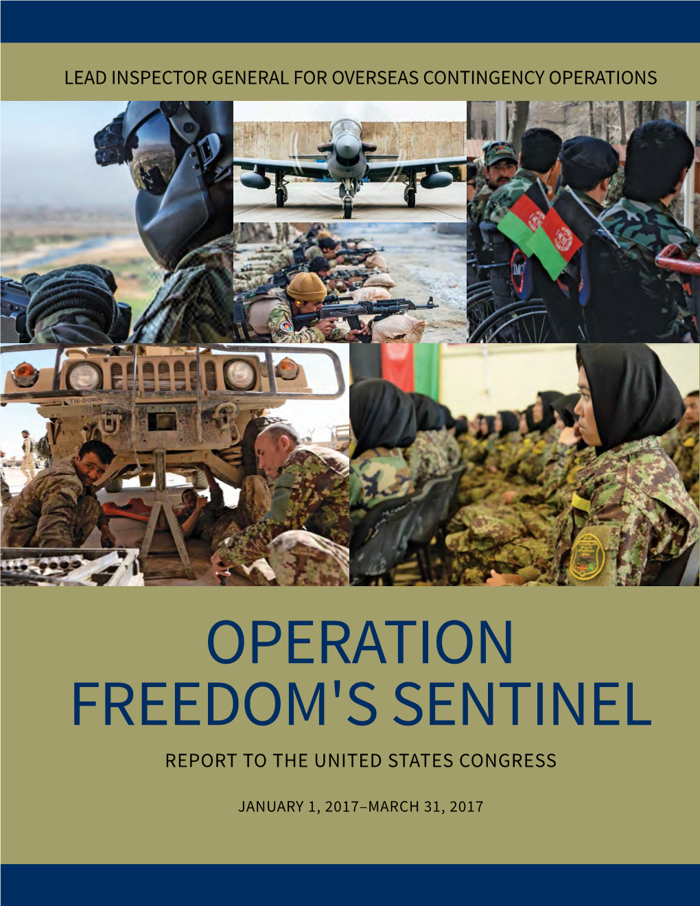 Operation Freedom's Sentinel Report to the U.S. Congress: January 1