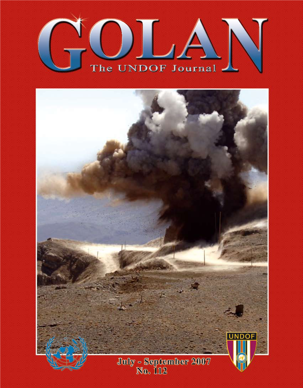 Golan Journal 112, July