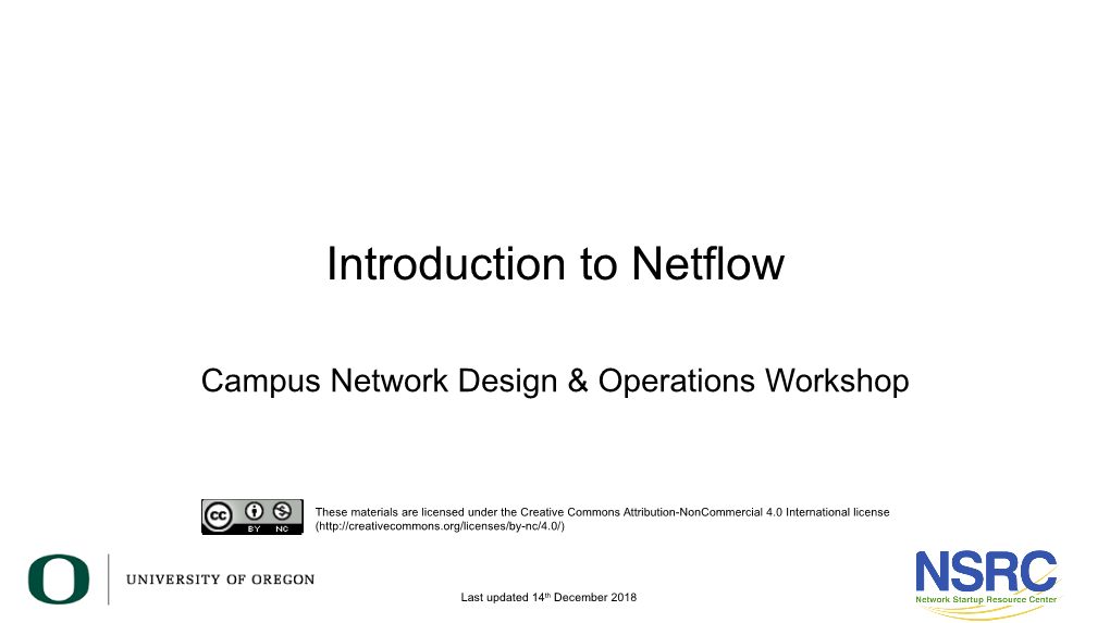 Introduction to Netflow