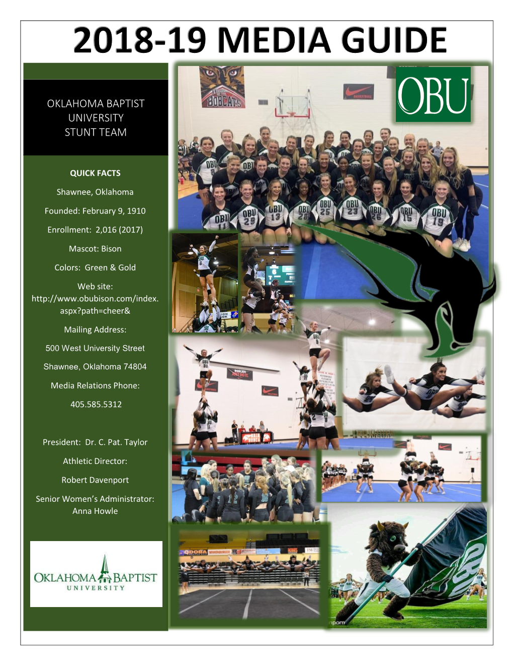 Oklahoma Baptist University Stunt Team