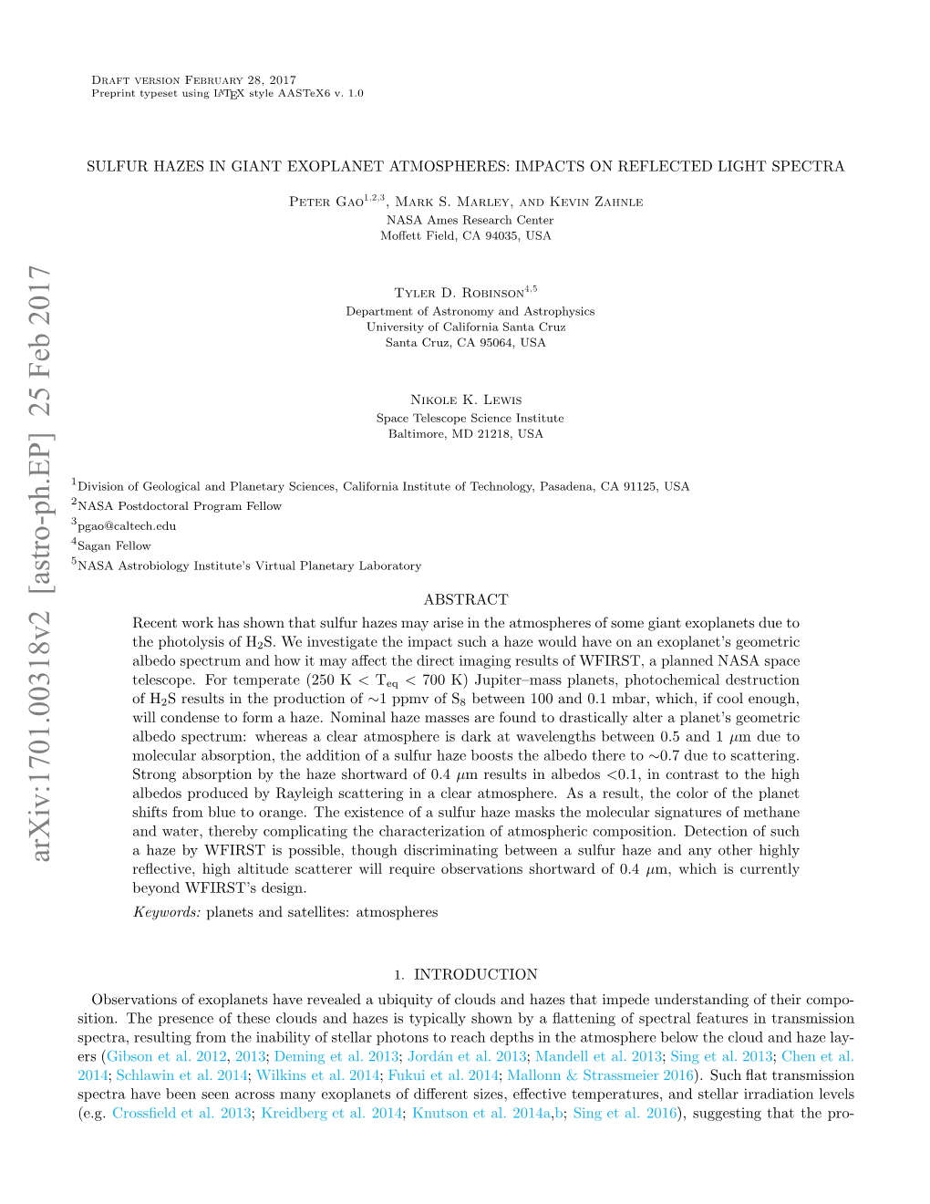 Sulfur Hazes in Giant Exoplanet Atmospheres: Impacts on Reflected