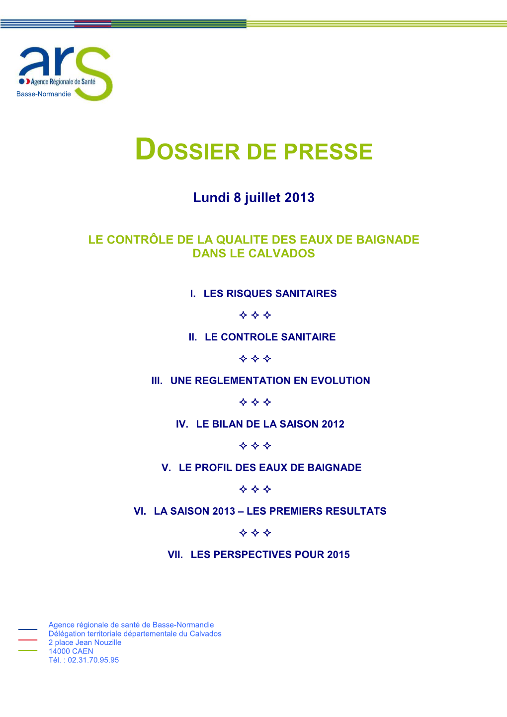 Dossier De Presse