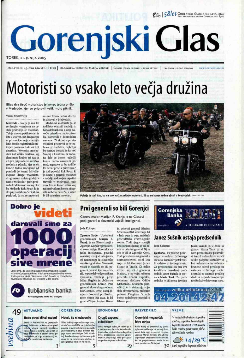 Motoristi So Vsako Leto Večja Družina