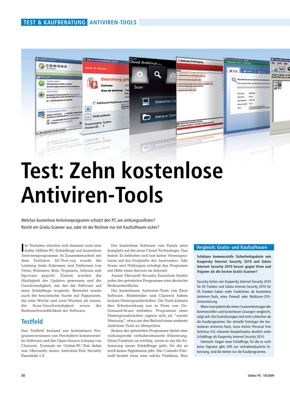 Test: Zehn Kostenlose Antiviren-Tools