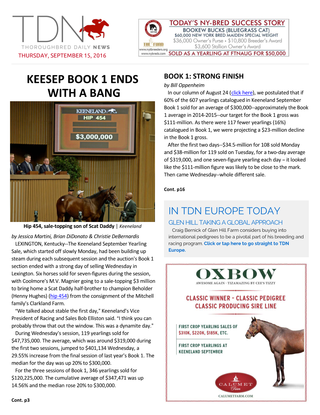 Keesep Book 1 Ends with a Bang