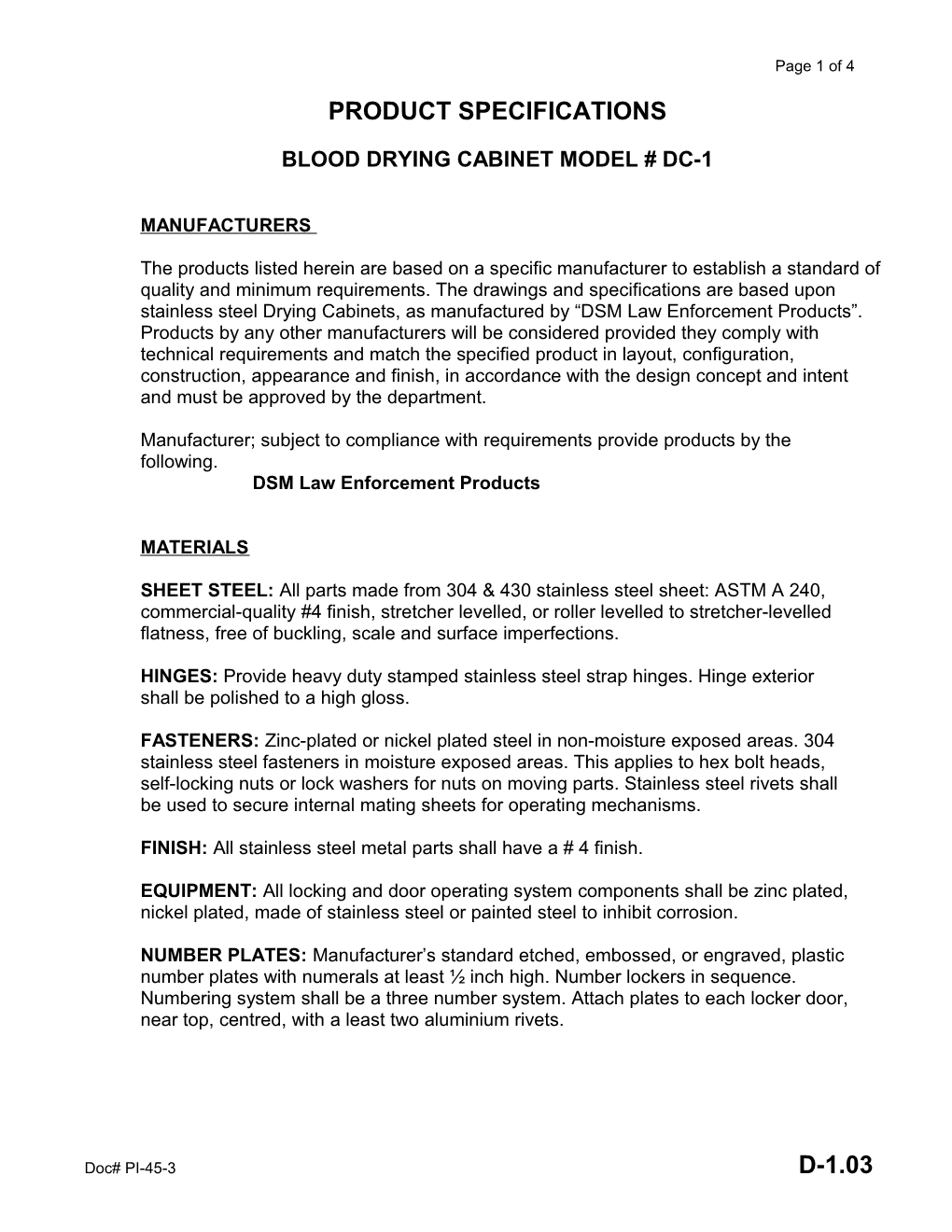 Product Specifications for Multi-Tier Metal Lockers