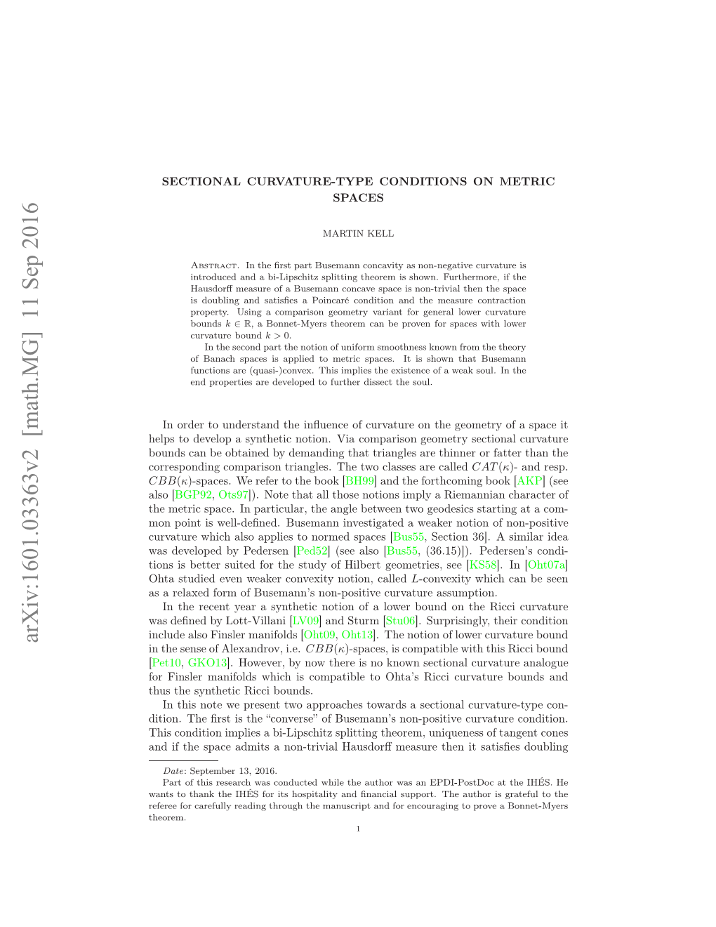 SECTIONAL CURVATURE-TYPE CONDITIONS on METRIC SPACES 2 and Poincaré Conditions, and Even the Measure Contraction Property