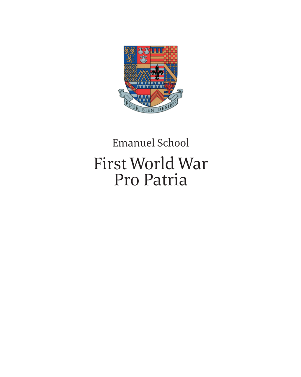 First World War Pro Patria Beaumont, Victor Charles (EM12–13 Dob - a - - B - 19.04.1899) Regiment and Rank Unknown