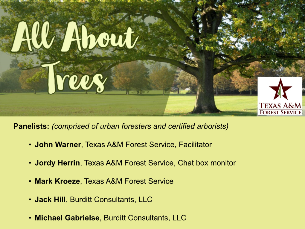 Tree Identification ISA Certified Arborist