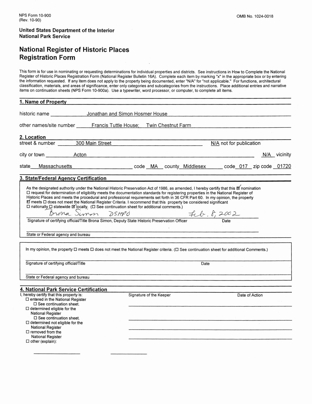 National Register of Historic Places Registration Form