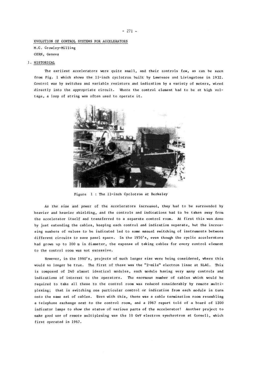 EVOLUTION of Cowtrot SYSTEMS for Aecelsiato&S