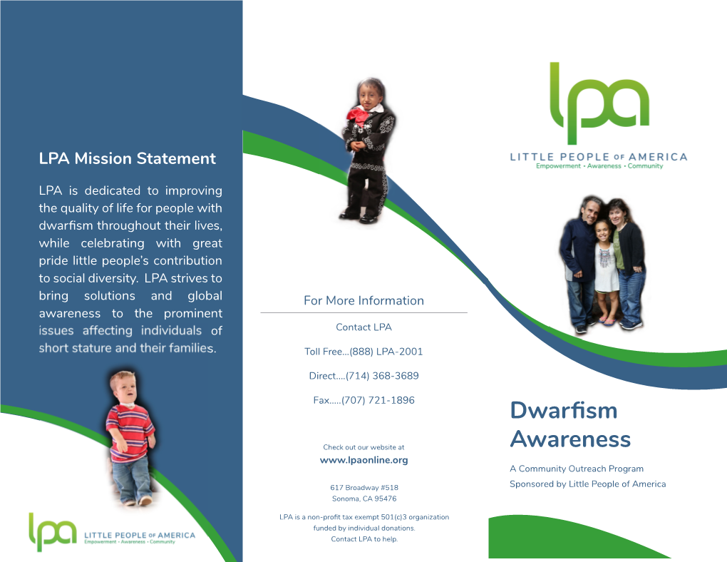 Dwarfism Awareness