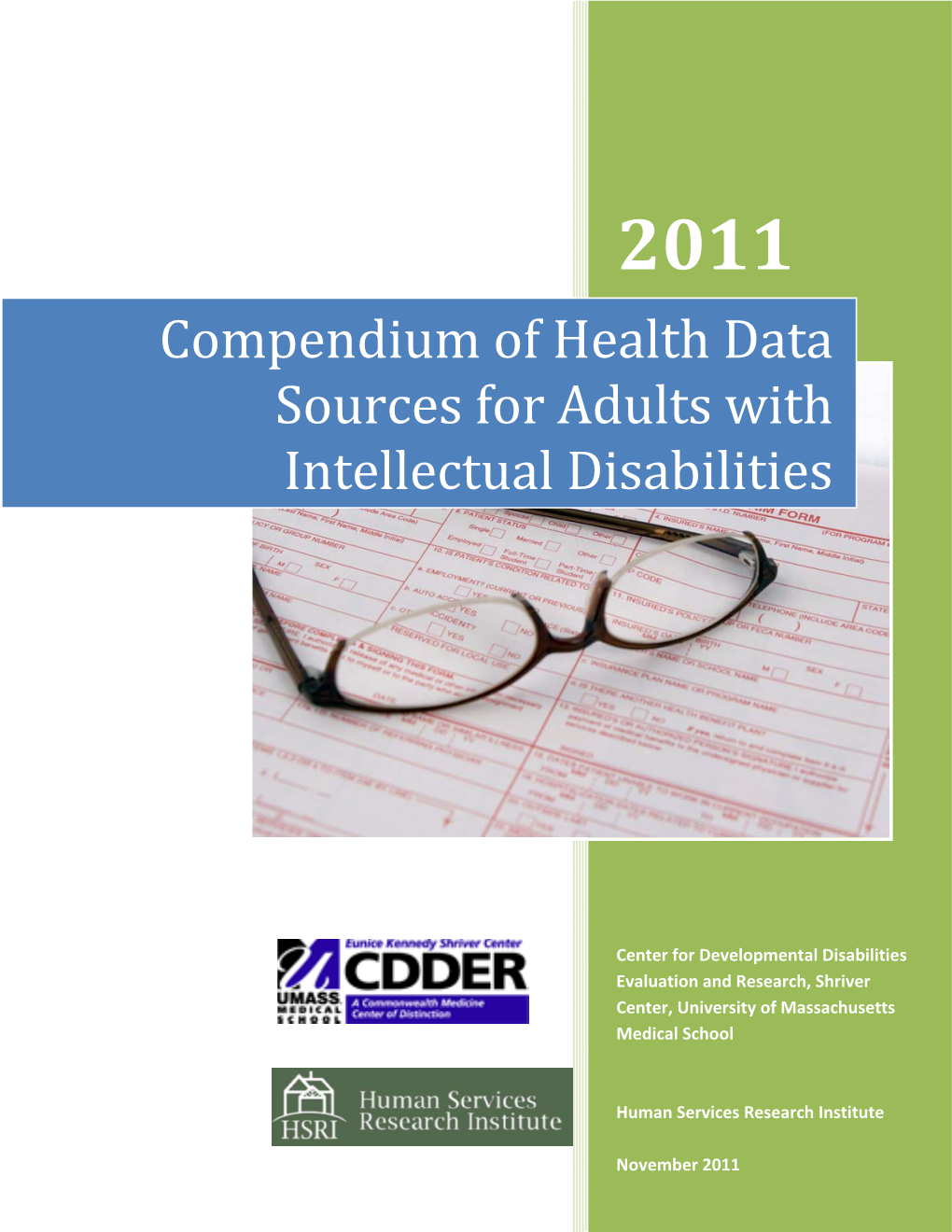 Compendium of Health Data Sources for Adults with Intellectual Disabilities