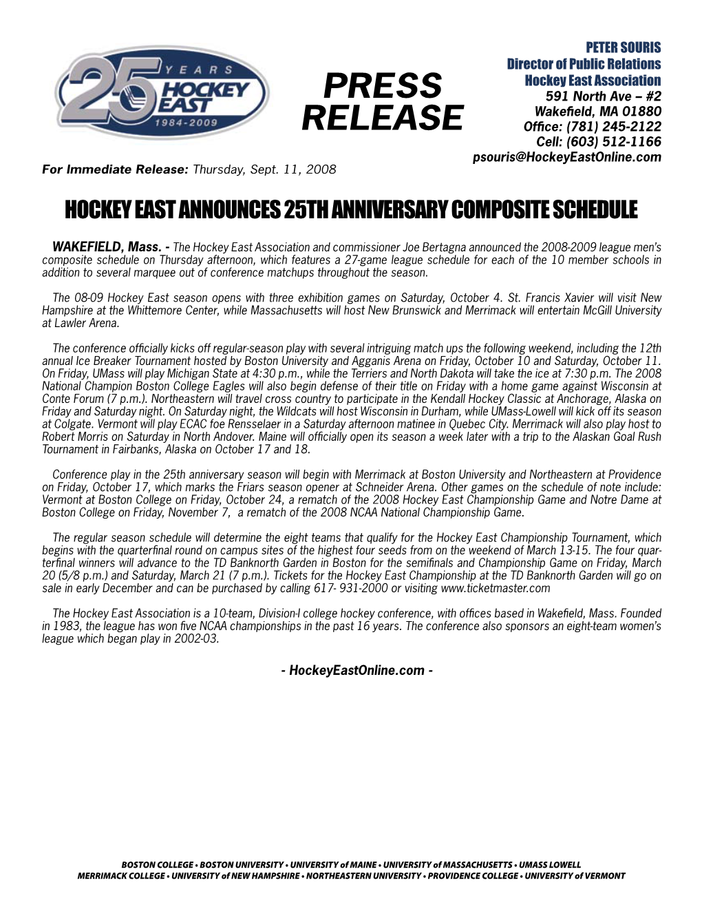 Press Release