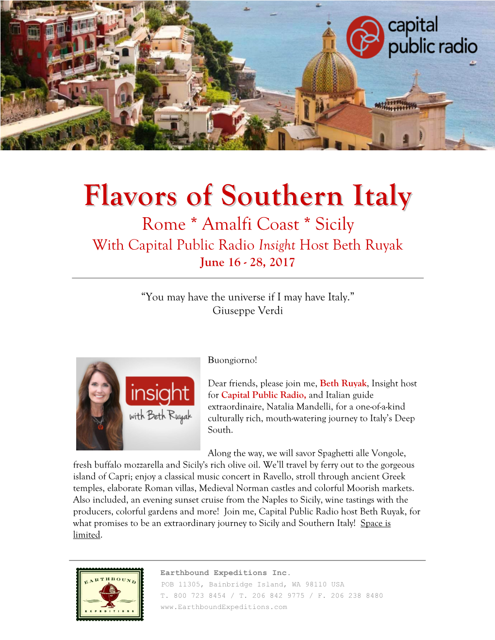 Flavors of Southern Italy