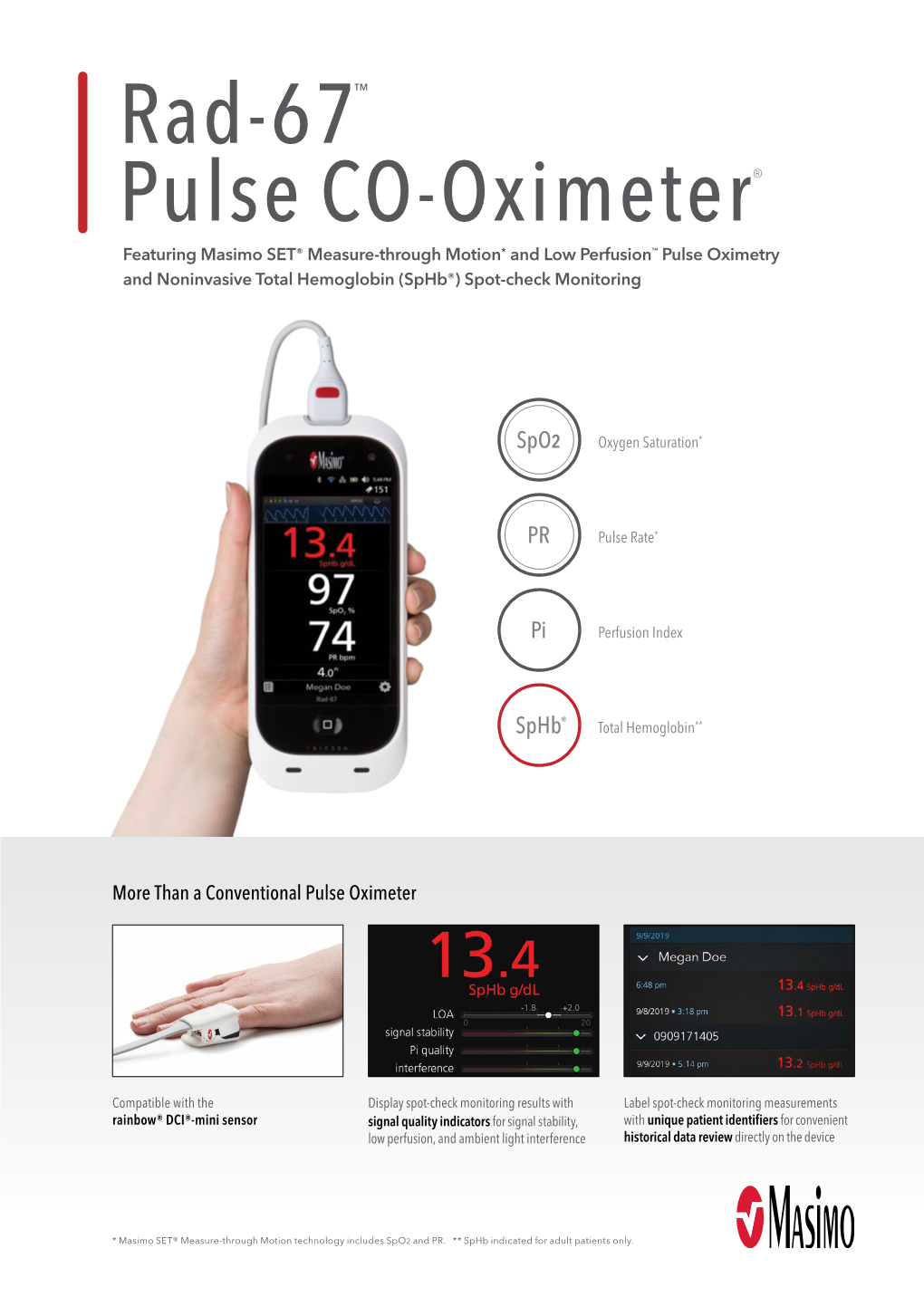 Rad-67™ Pulse CO-Oximeter®