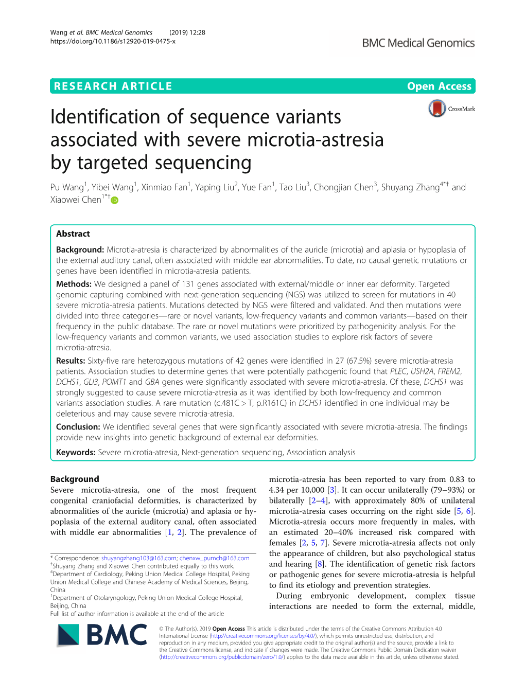 Identification of Sequence Variants