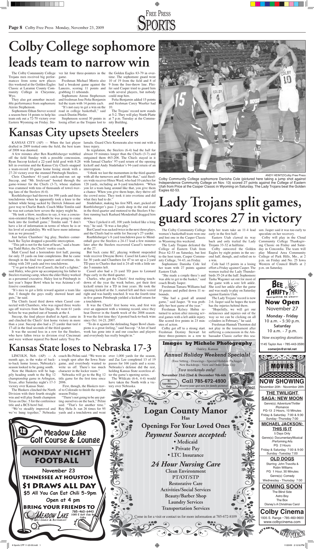 Sports Sports Lady Trojans Split Games, Guard Scores 27 in Victory