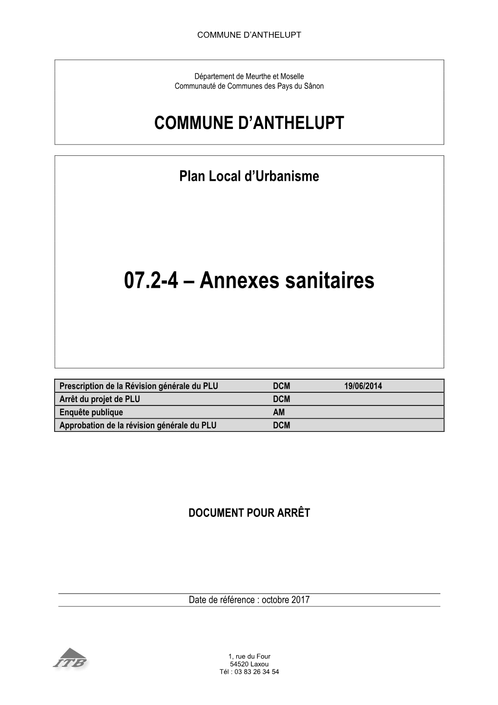 07.2-4 – Annexes Sanitaires