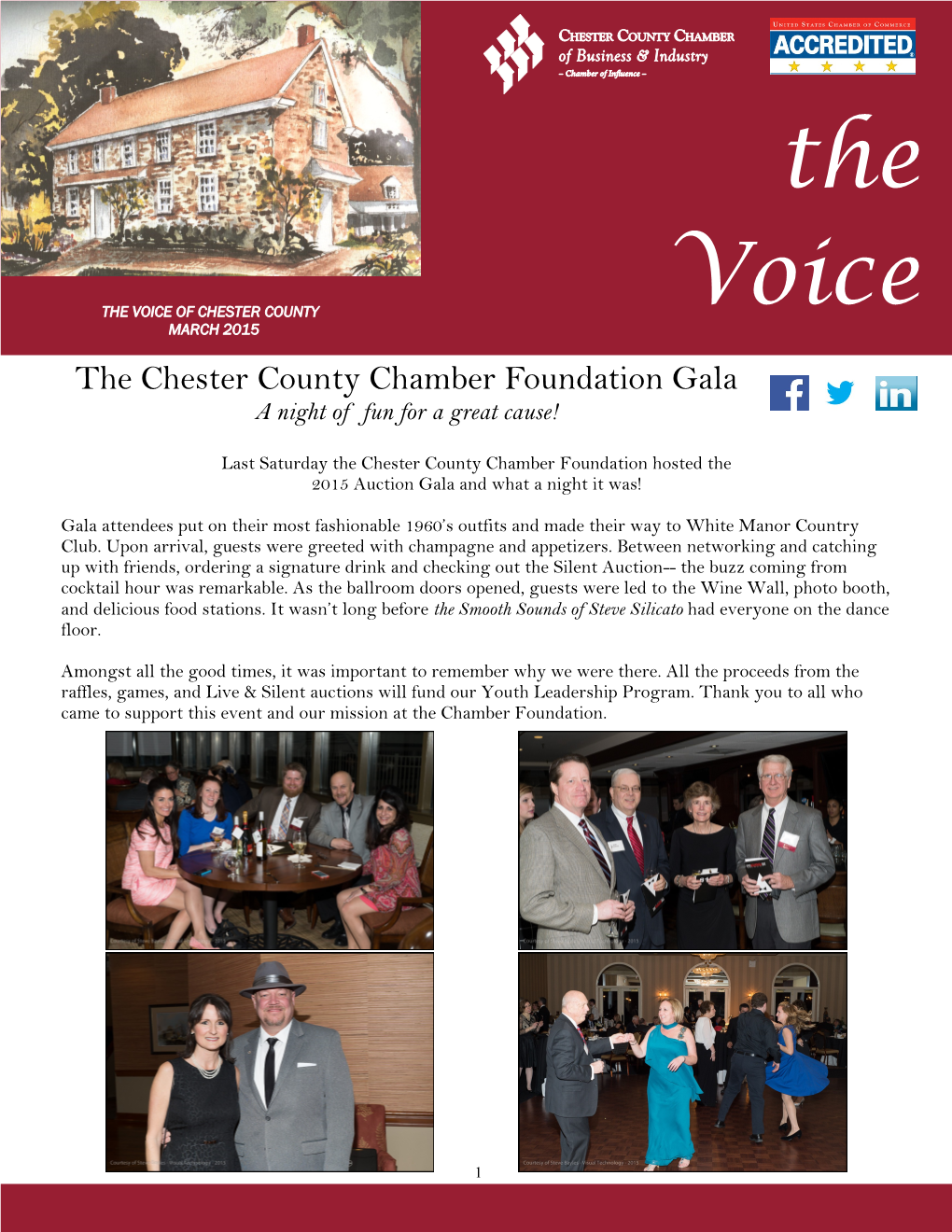 THE VOICE of CHESTER COUNTY Voice MARCH 2015