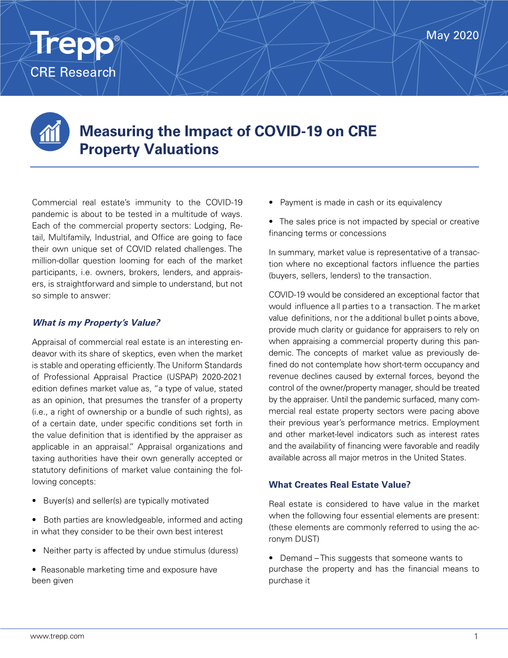 Measuring the Impact of COVID-19 on CRE Property Valuations