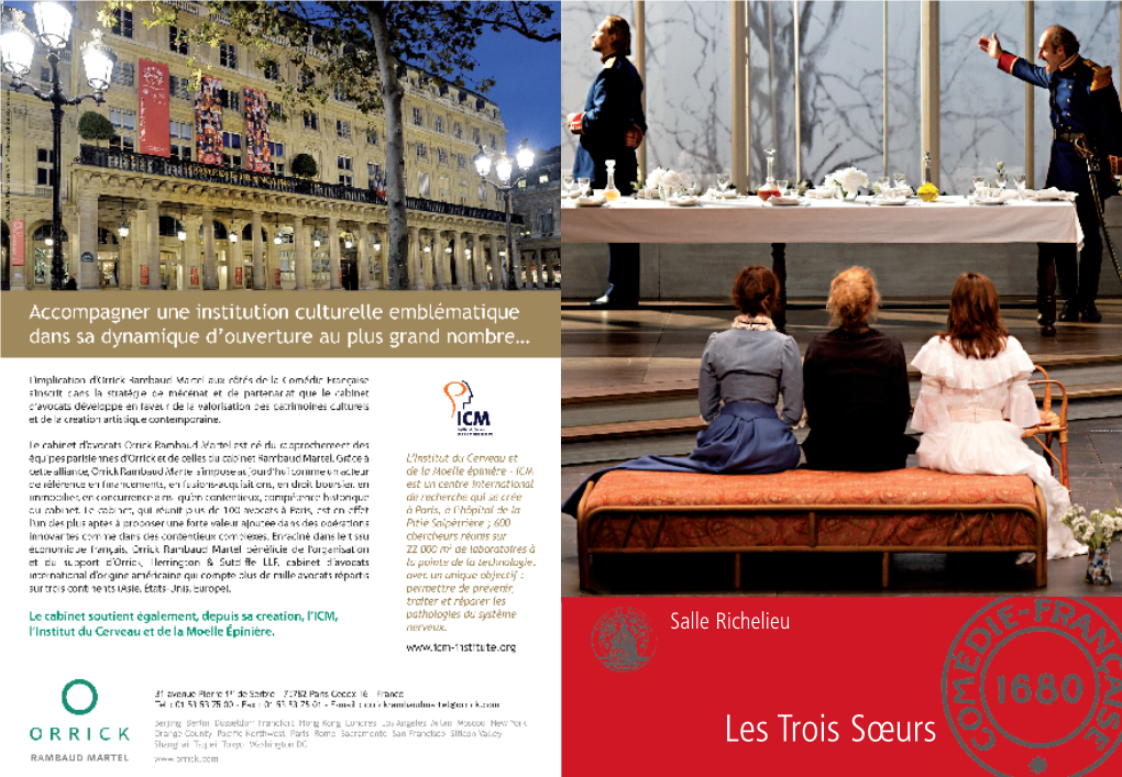 Programme Les Trois Sœurs 09/10