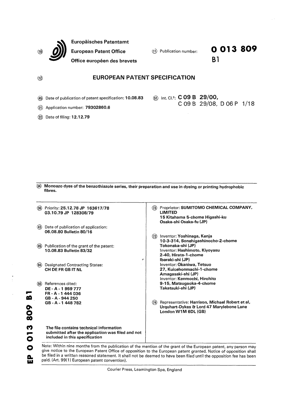 Monoazo Dyes of the Benzothiazole Series, Their Preparation and Use In