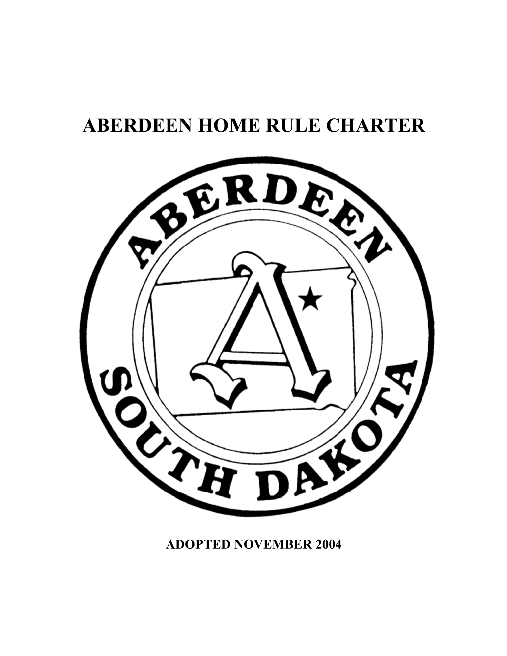 Aberdeen Home Rule Charter