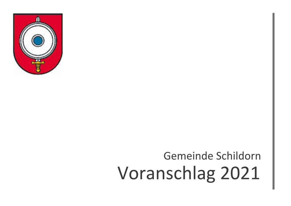 Voranschlag 2021