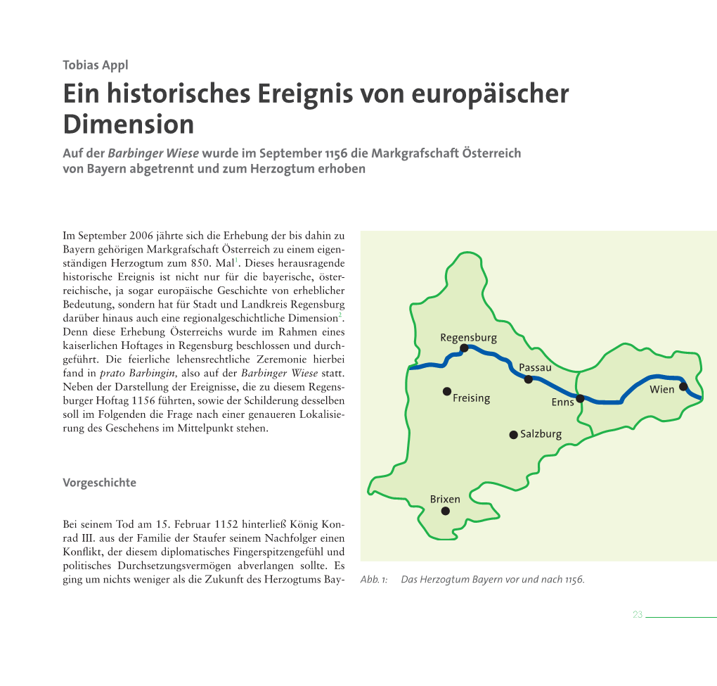 Ein Historisches Ereignis Von Europäischer Dimension