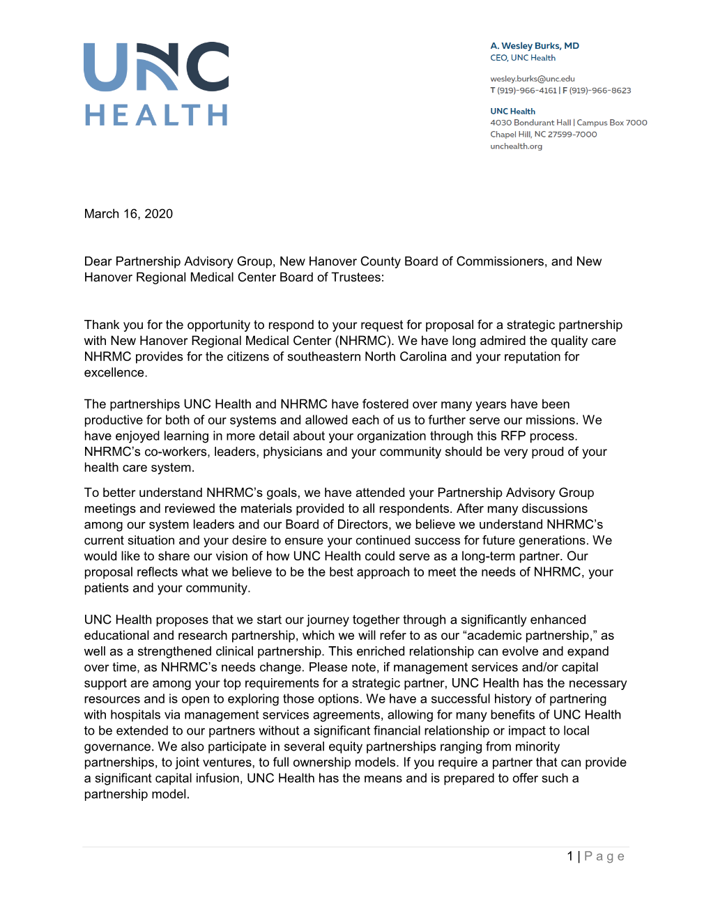 Unc-Health-Proposal.Pdf